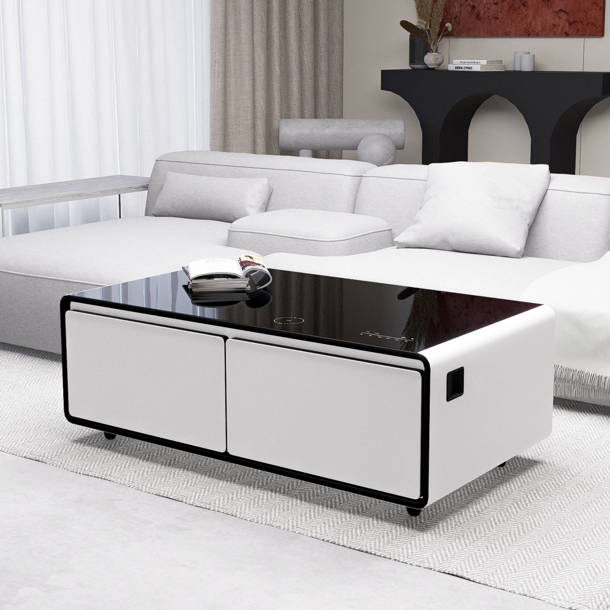Livtab Smart Coffee Table with Fridge and Speakers Wayfair
